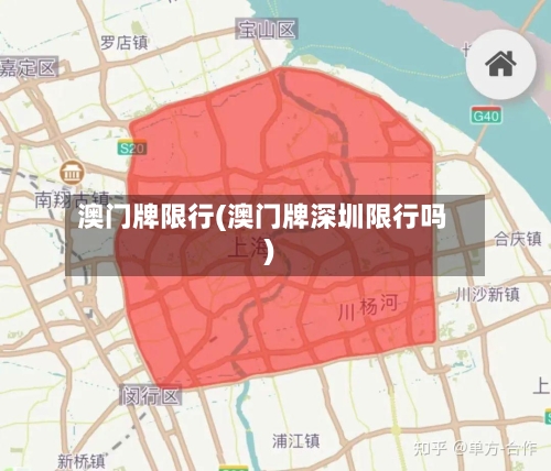澳门牌限行(澳门牌深圳限行吗)