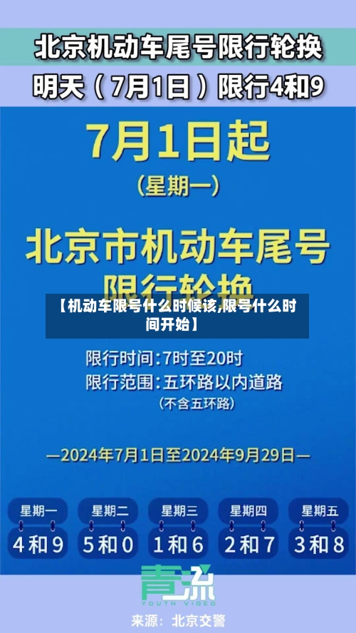 【机动车限号什么时候该,限号什么时间开始】