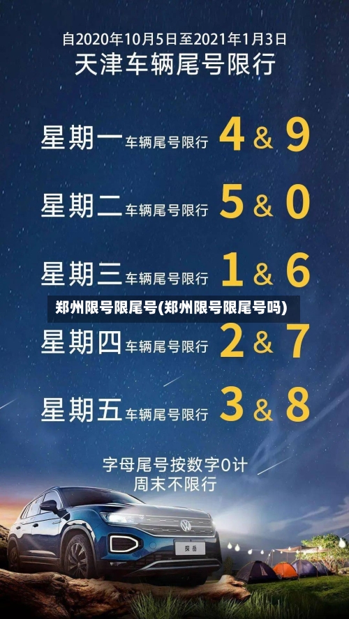 郑州限号限尾号(郑州限号限尾号吗)