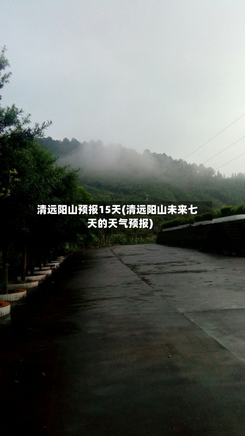 清远阳山预报15天(清远阳山未来七天的天气预报)