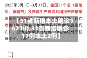 【31省新增本土确诊1621例,31省新增确诊17例本土2例】