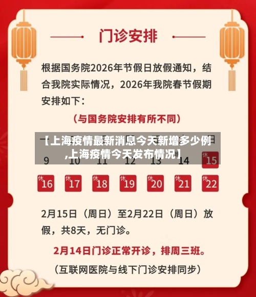 【上海疫情最新消息今天新增多少例,上海疫情今天发布情况】