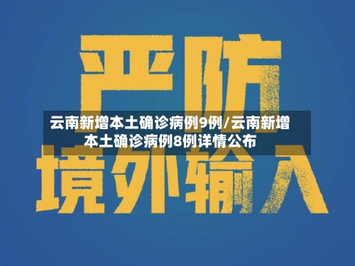 云南新增本土确诊病例9例/云南新增本土确诊病例8例详情公布