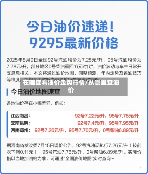 在哪查看油价走势行情/从哪里查油价