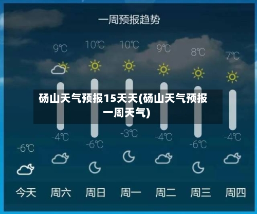 砀山天气预报15天天(砀山天气预报一周天气)