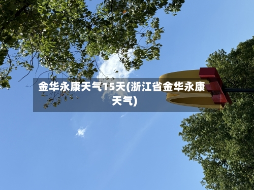 金华永康天气15天(浙江省金华永康天气)