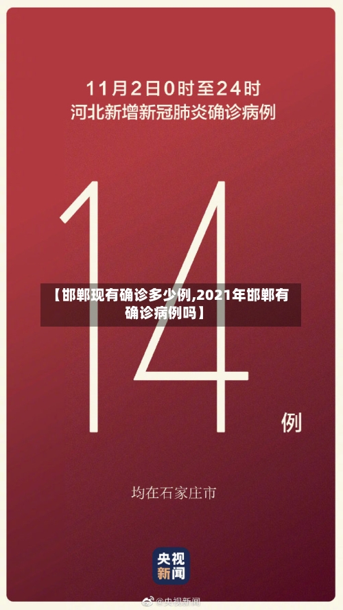 【邯郸现有确诊多少例,2021年邯郸有确诊病例吗】