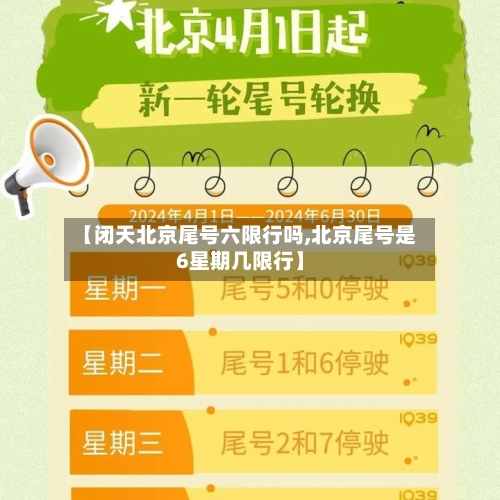 【闭天北京尾号六限行吗,北京尾号是6星期几限行】
