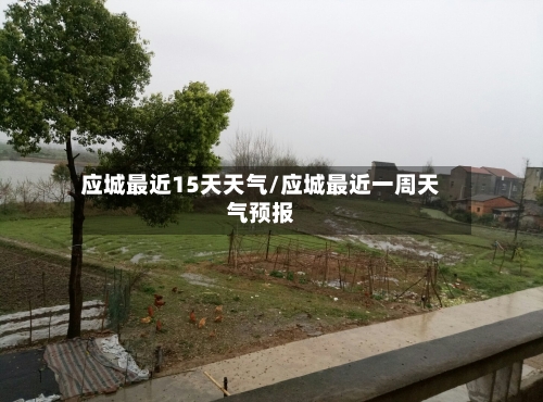 应城最近15天天气/应城最近一周天气预报