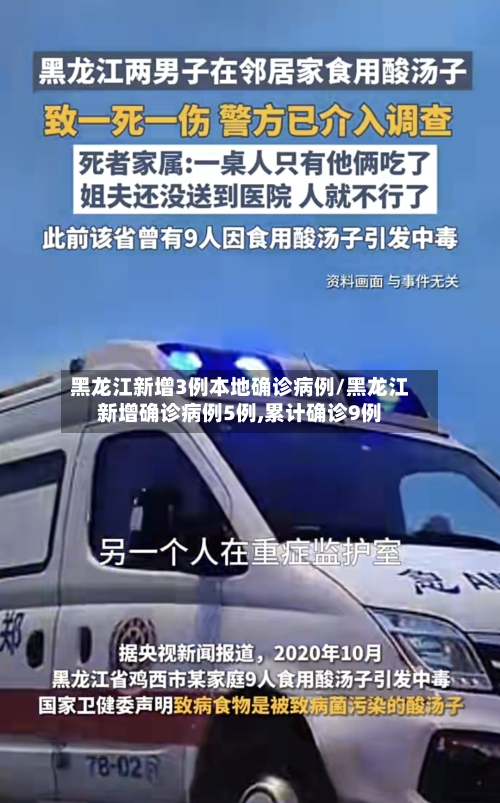 黑龙江新增3例本地确诊病例/黑龙江新增确诊病例5例,累计确诊9例
