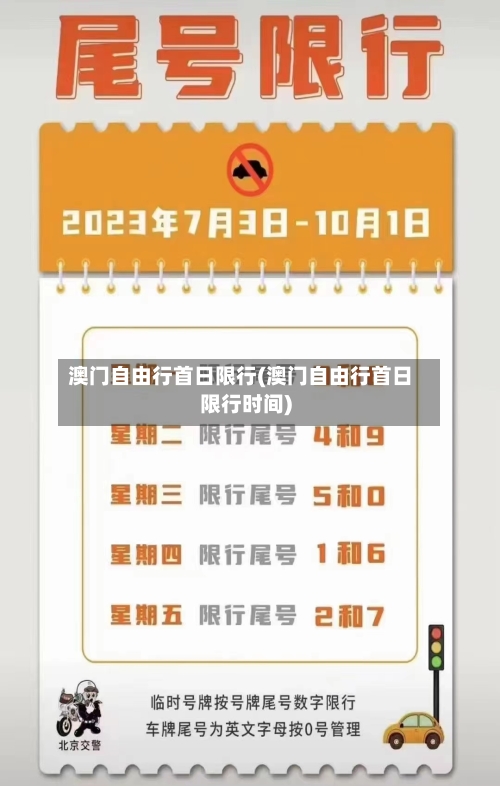 澳门自由行首日限行(澳门自由行首日限行时间)