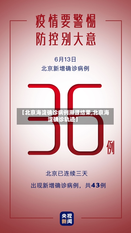 【北京海淀确诊病例溯源结果,北京海淀确诊轨迹】