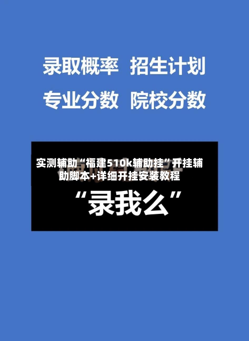 实测辅助“福建510k辅助挂”开挂辅助脚本+详细开挂安装教程