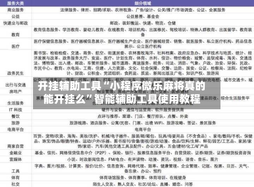 开挂辅助工具“小程序微乐麻将真的能开挂么”智能辅助工具使用教程