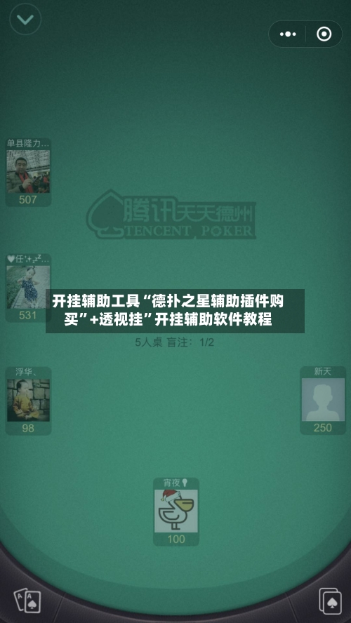 开挂辅助工具“德扑之星辅助插件购买”+透视挂”开挂辅助软件教程