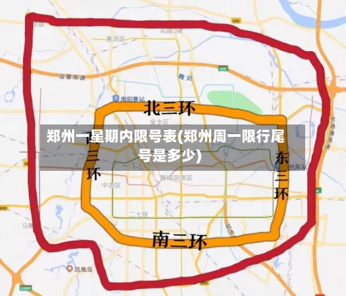 郑州一星期内限号表(郑州周一限行尾号是多少)