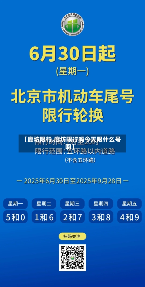 【廊坊限行,廊坊限行吗今天限什么号啊】