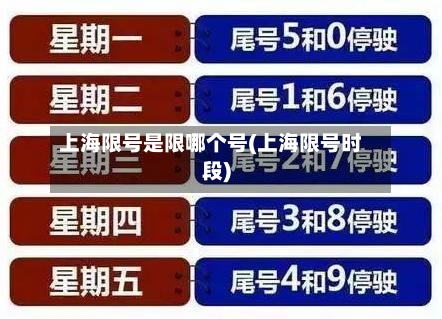 上海限号是限哪个号(上海限号时段)