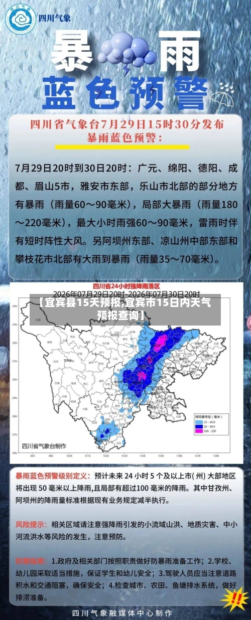 【宜宾县15天预报,宜宾市15日内天气预报查询】