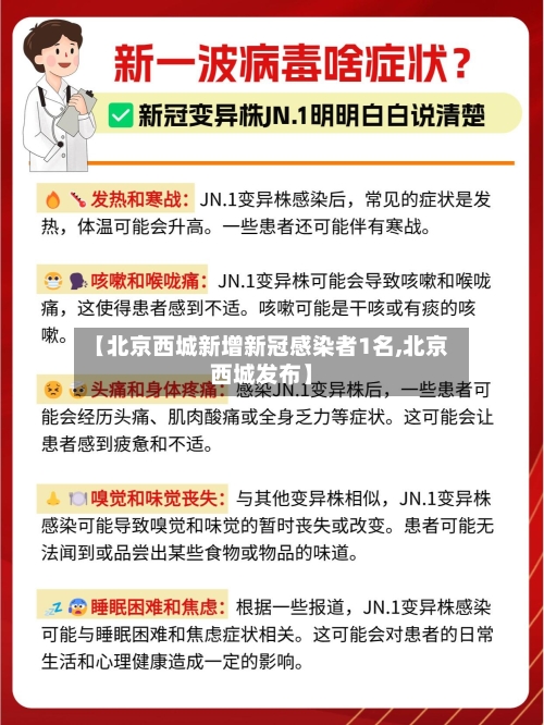 【北京西城新增新冠感染者1名,北京西城发布】