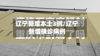 辽宁新增本土3例/辽宁新增确诊病例