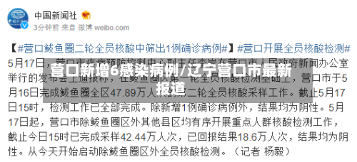 营口新增6感染病例/辽宁营口市最新报道