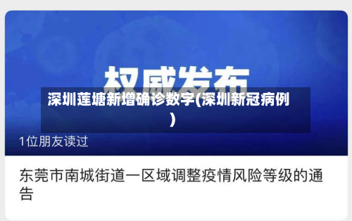 深圳莲塘新增确诊数字(深圳新冠病例)