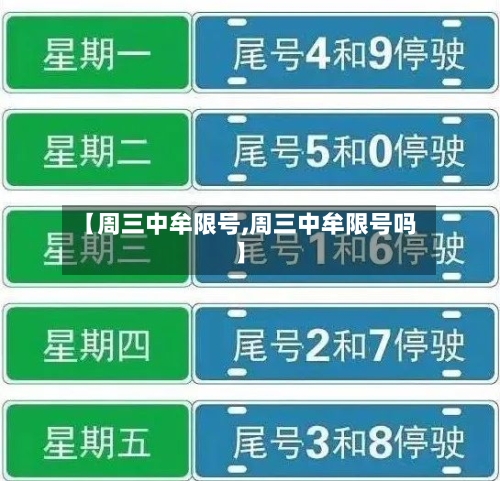 【周三中牟限号,周三中牟限号吗】