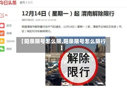 【阳泉限号怎么限,阳泉限号怎么限行】