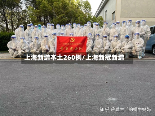 上海新增本土260例/上海新冠新增