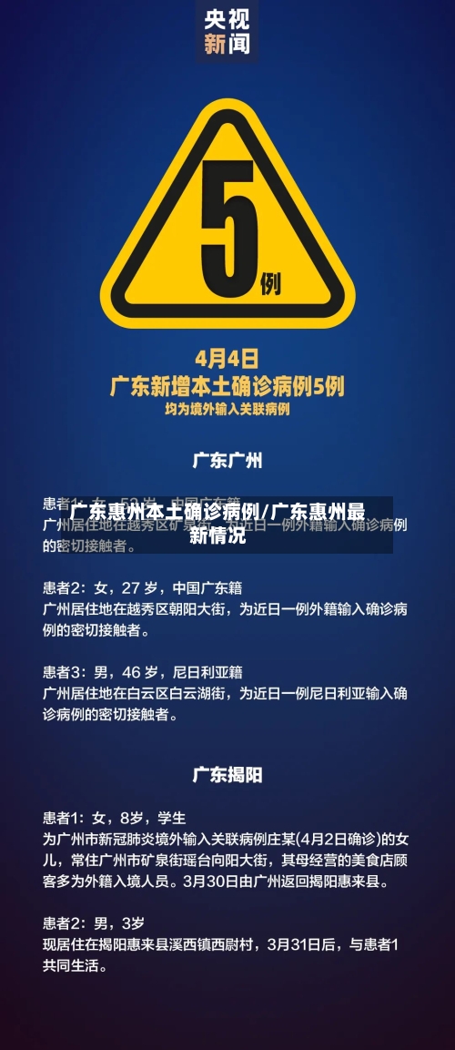 广东惠州本土确诊病例/广东惠州最新情况