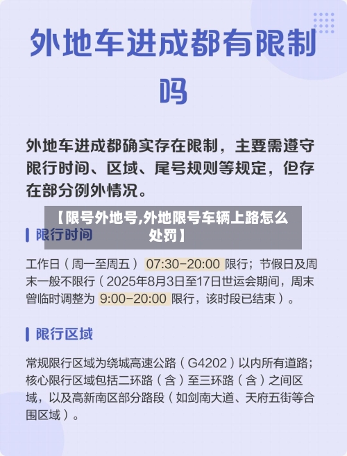 【限号外地号,外地限号车辆上路怎么处罚】