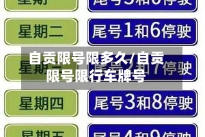 自贡限号限多久/自贡限号限行车牌号