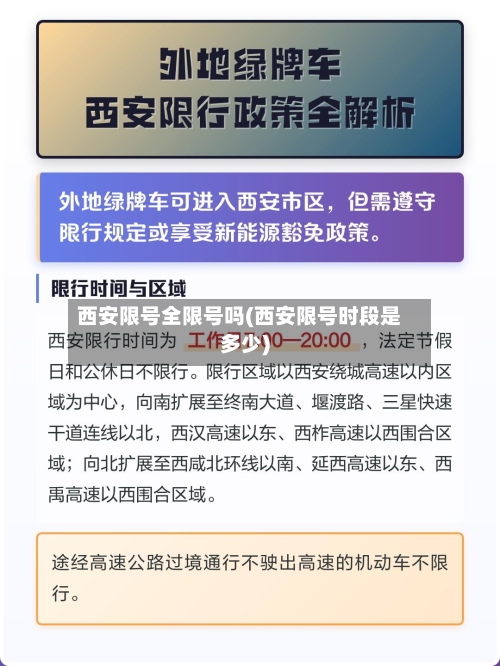 西安限号全限号吗(西安限号时段是多少)