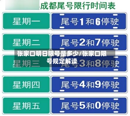 张家口明日限号是多少/张家口限号规定解读