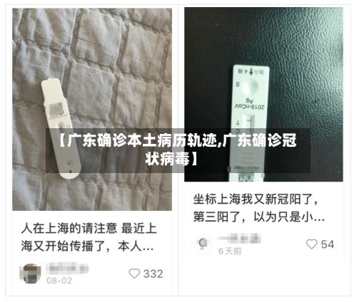 【广东确诊本土病历轨迹,广东确诊冠状病毒】