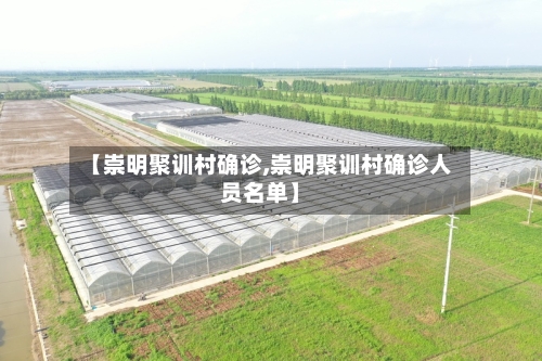 【崇明聚训村确诊,崇明聚训村确诊人员名单】