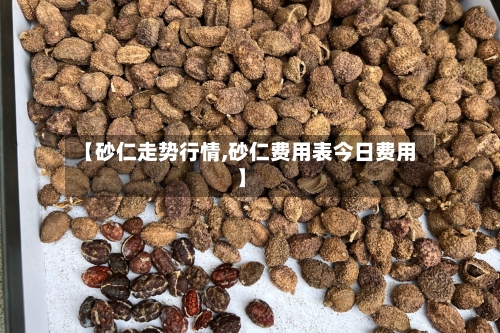 【砂仁走势行情,砂仁费用表今日费用】