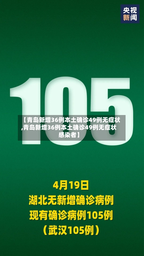 【青岛新增36例本土确诊49例无症状,青岛新增36例本土确诊49例无症状感染者】