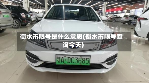 衡水市限号是什么意思(衡水市限号查询今天)