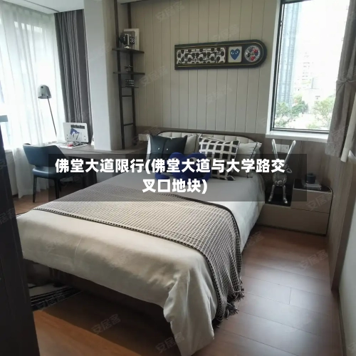 佛堂大道限行(佛堂大道与大学路交叉口地块)