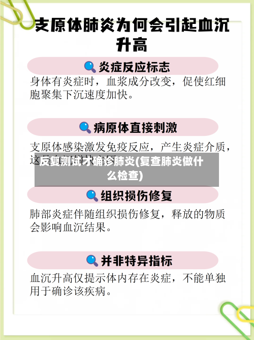 反复测试才确诊肺炎(复查肺炎做什么检查)