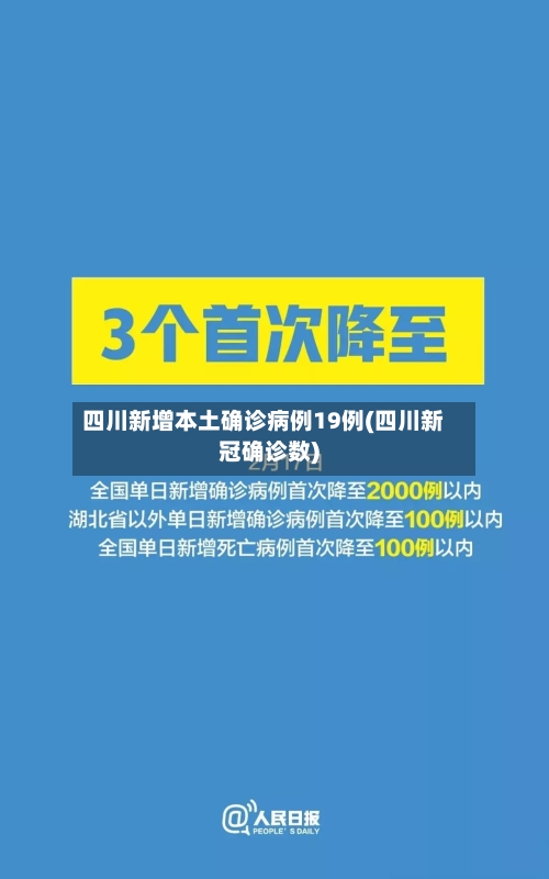 四川新增本土确诊病例19例(四川新冠确诊数)