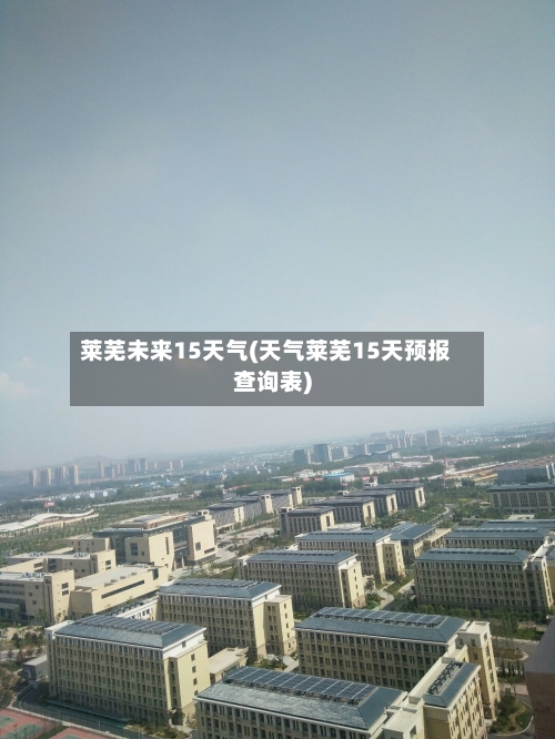 莱芜未来15天气(天气莱芜15天预报查询表)