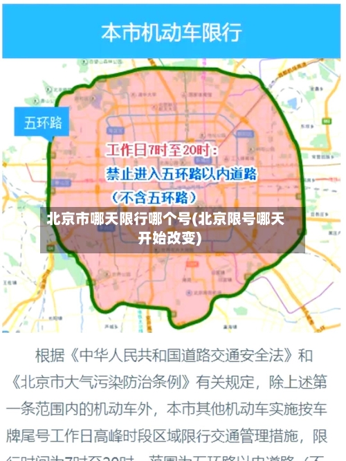 北京市哪天限行哪个号(北京限号哪天开始改变)