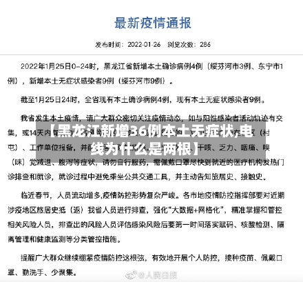 【黑龙江新增36例本土无症状,电线为什么是两根】