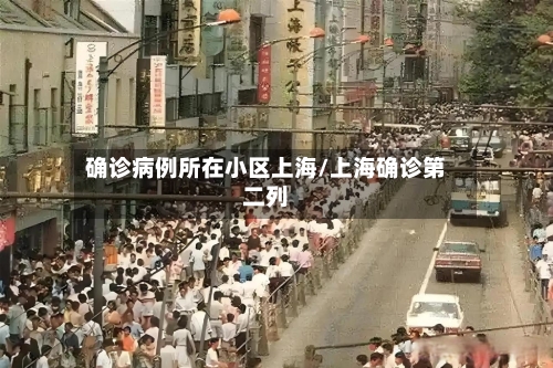 确诊病例所在小区上海/上海确诊第二列