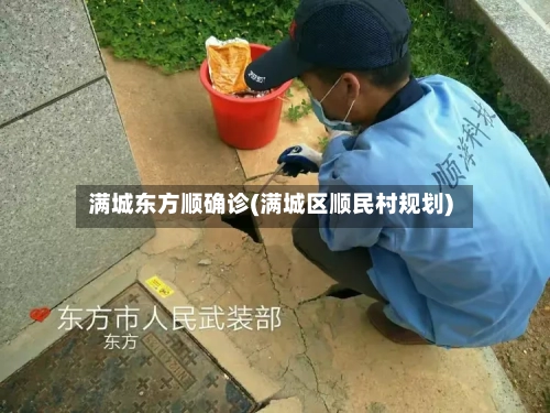 满城东方顺确诊(满城区顺民村规划)