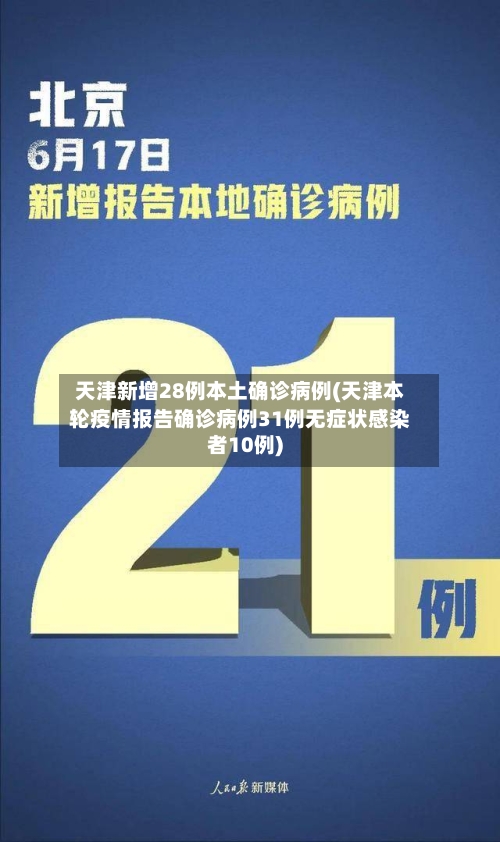 天津新增28例本土确诊病例(天津本轮疫情报告确诊病例31例无症状感染者10例)