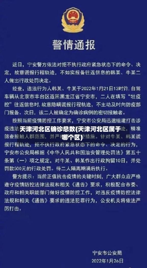 天津河北区确诊总数(天津河北区属于哪个区)